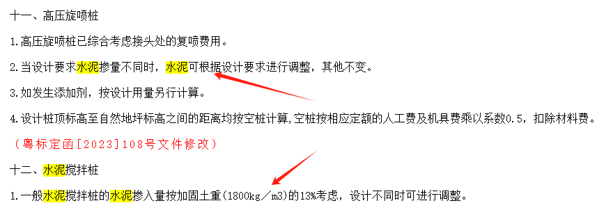 老師,，水泥參量20%時,，如何正確調(diào)整定額含量？