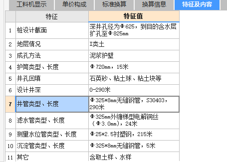 老师，这个钻井成孔给了项目特征内容需要套哪些定额？