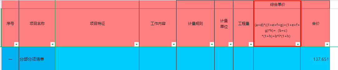 老师工程清单里面的综合单价怎末算啊