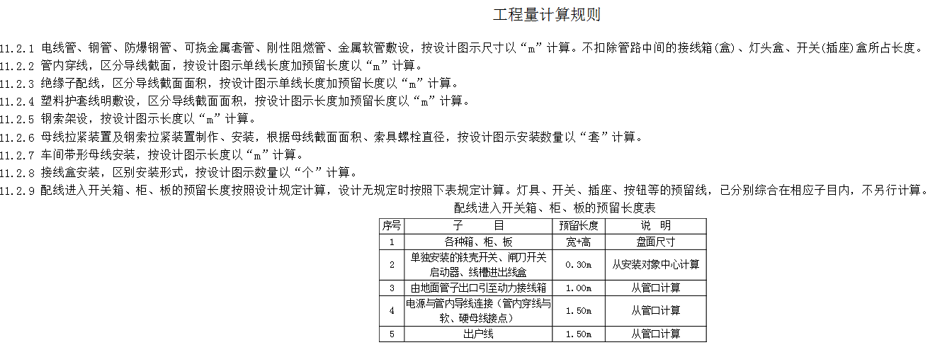 配线预留问题