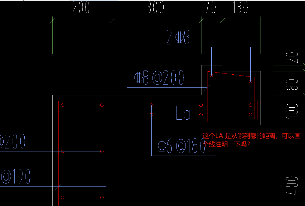 這個(gè)LA是指哪一段距離,？