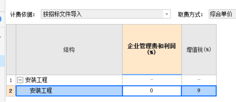 企業(yè)管理費利潤