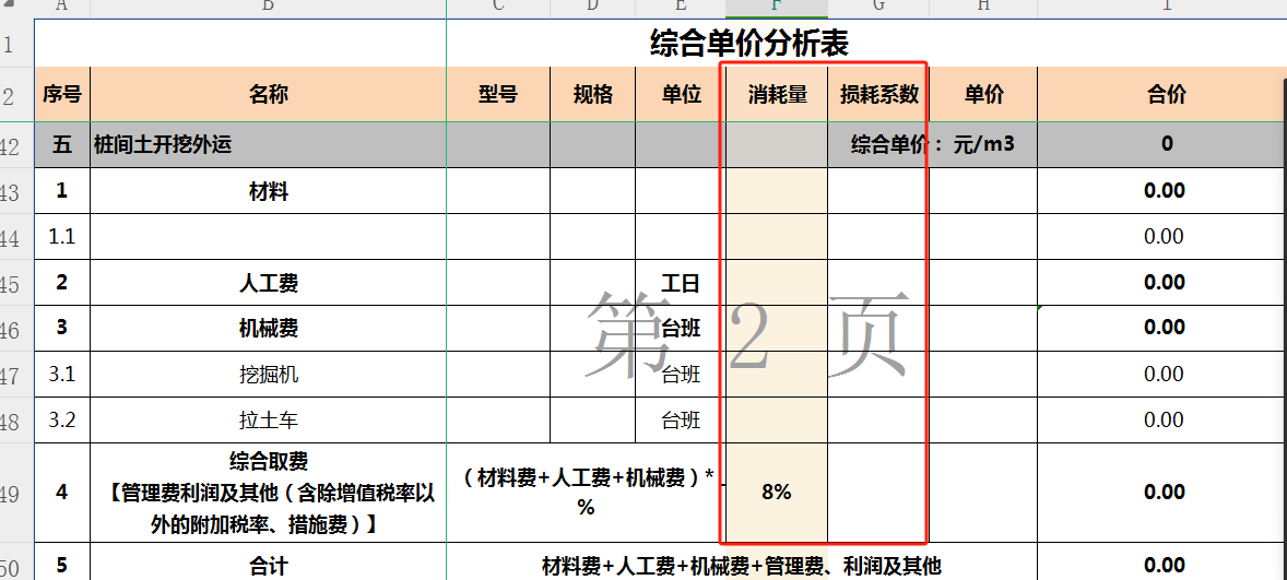 老師你好,，我想問一下這個(gè)機(jī)械的消耗量和損耗系數(shù)應(yīng)該怎么考慮計(jì)算啊,，能簡(jiǎn)單講一下嗎？或者用你們那邊地區(qū)的情況給我說一下是多少我綜合一下看一下