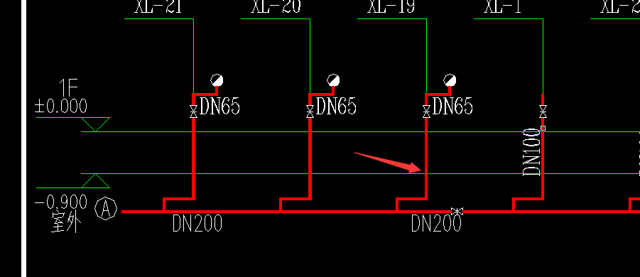 立管一般是用DN200的还是65的管？