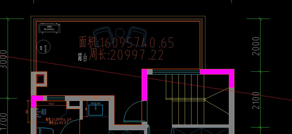 屋面防水面积