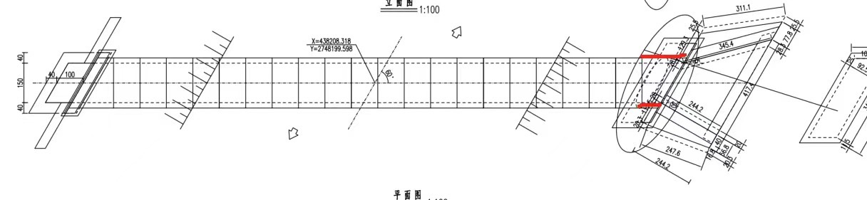 管涵计算管长