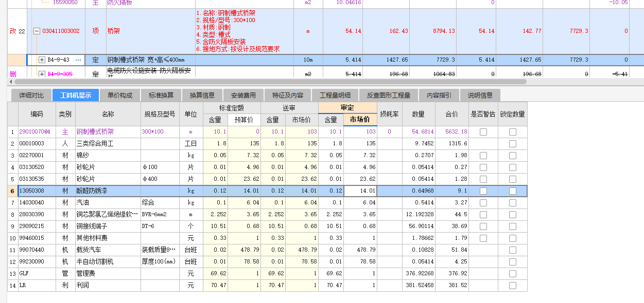 老师请问桥架需要单独套防火隔板的定额吗