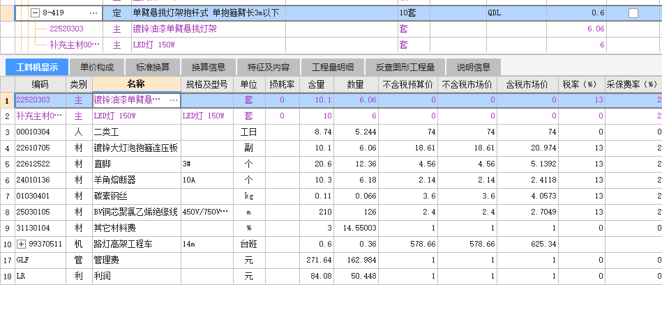 請問老師，這個(gè)定額中包不包含懸臂安裝啊