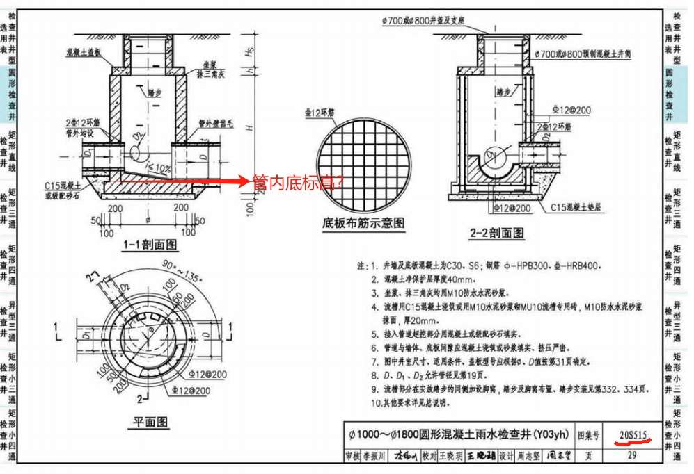 已知設(shè)計(jì)標(biāo)高與管內(nèi)底標(biāo)高怎么求井筒高度