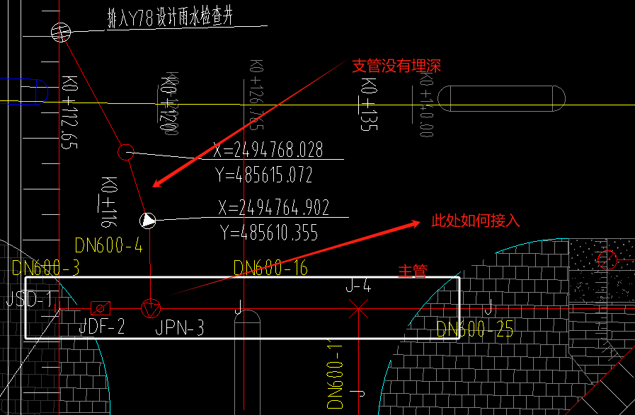 市政给水支管，没有纵断面图，如何定挖深。有什么依据可以遵循，请知道的才回答