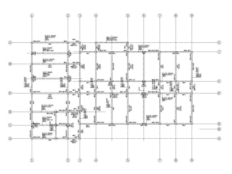 3层框架结构教学楼结构施工图