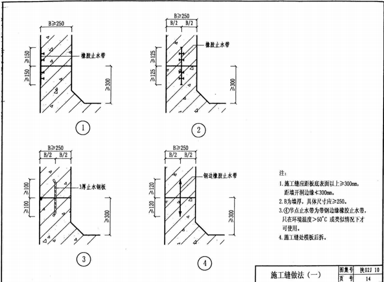 陜02J10 地下工程防水