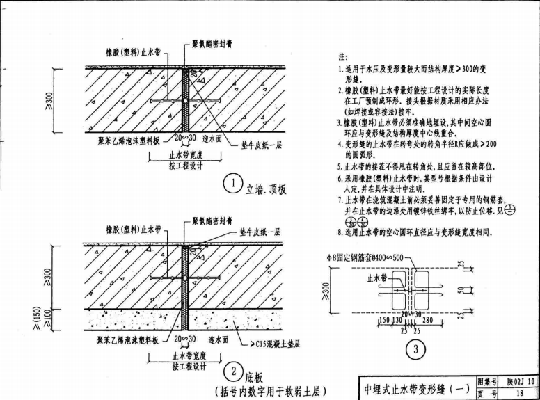 陜02J10 地下工程防水