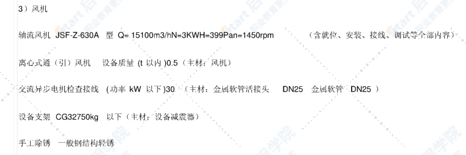 安装工程常用清单组价方法