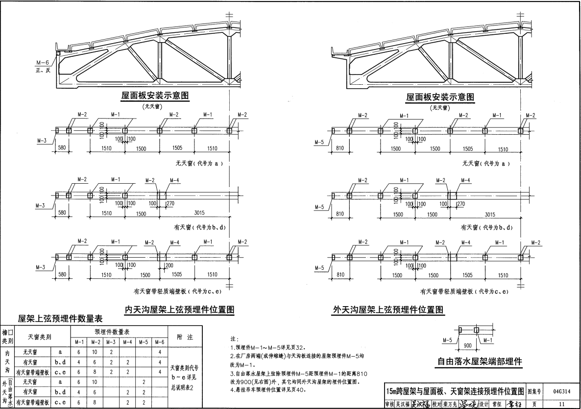 04G314 钢筋混凝土折线型屋架