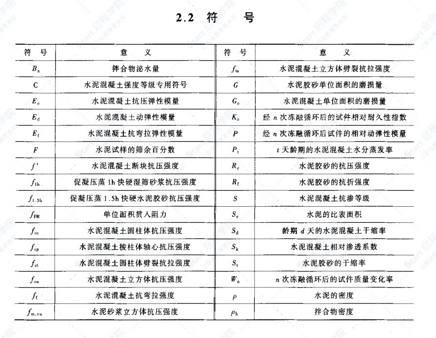 JTG E30-2005公路工程水泥及水泥混凝土试验规程