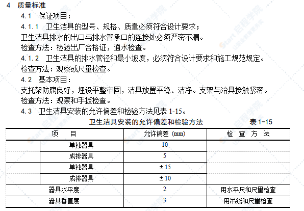 卫生洁具安装工艺