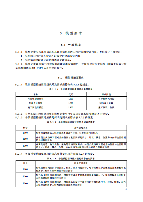 SJG 115-2022 公交场站工程信息模型设计交付标准