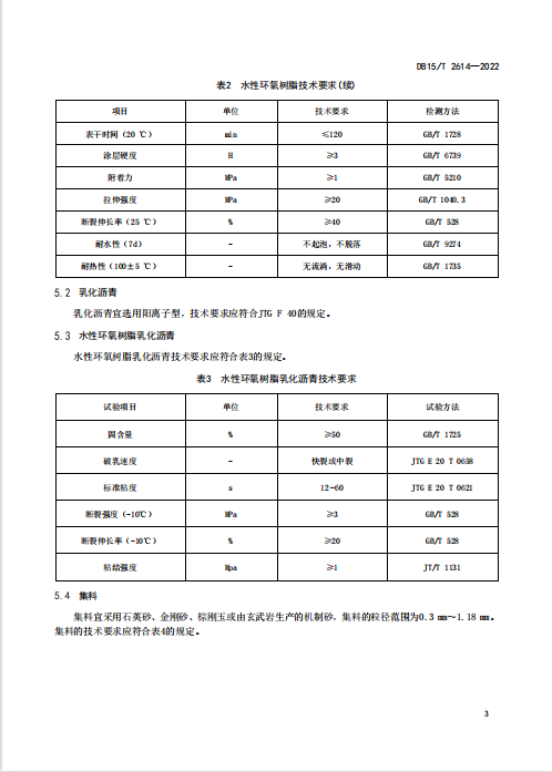 DB15∕T2614-2022公路路面水性环氧抗滑封层施工技术规范