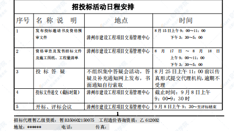 房屋建筑工程施工总承包招标文件