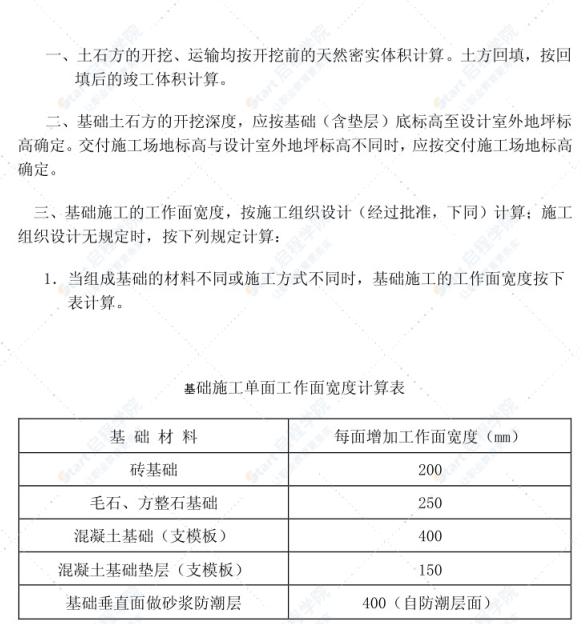 江西省新定额(2017)(土建)定额说明书及解释