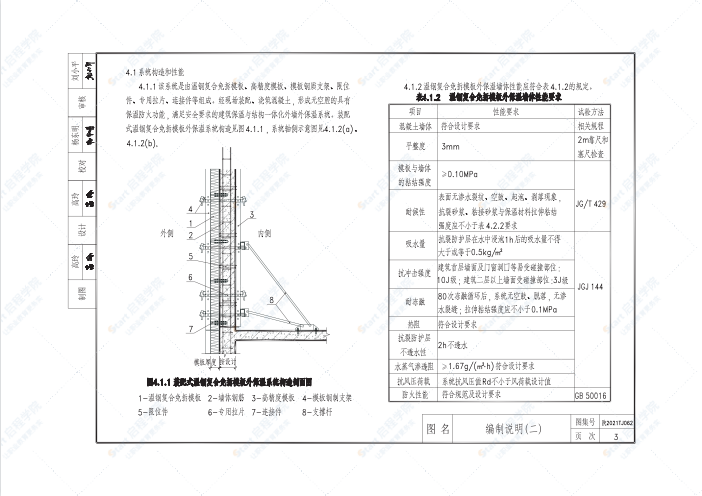 陕2021TJ062建筑保温与结构一体化装配式温钢复合免拆模板外保温系统构造图集