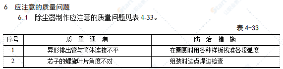 除尘器制作与安装工艺标准