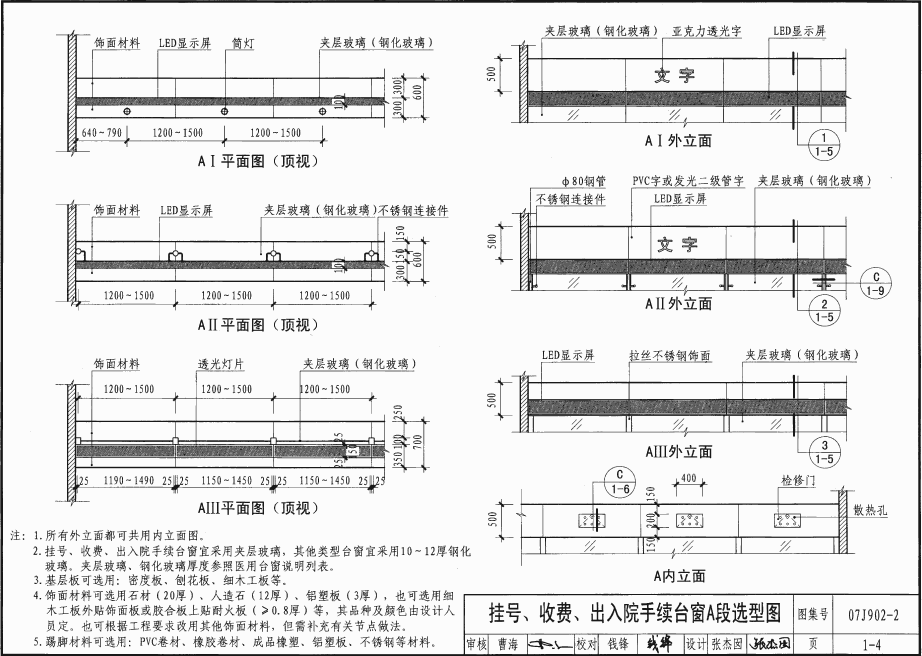 07J902-2 醫(yī)療建筑 固定設施