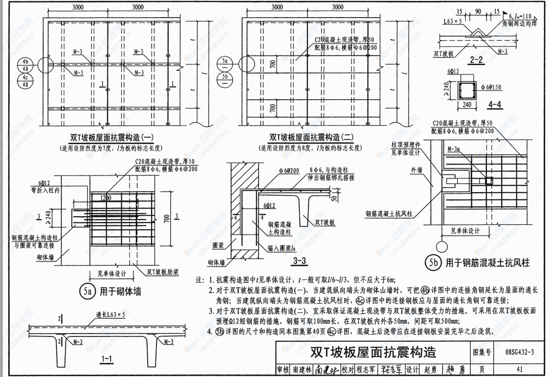 08SG432-3預應力混凝土雙T板