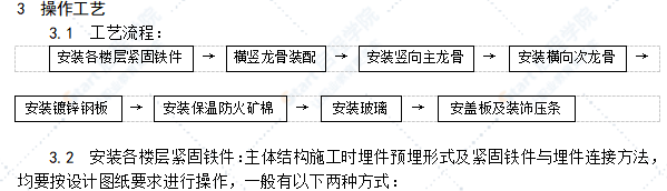 玻璃幕墻安裝工藝標(biāo)準(zhǔn)