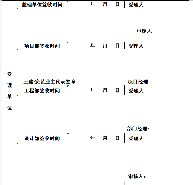 中期进度款支付表（全套）