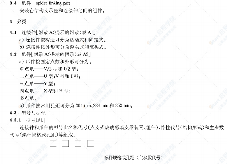 JG138-2001点支式玻璃幕墙支撑装置