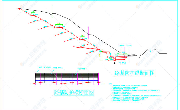 道路基础路堑开挖施工组织设计