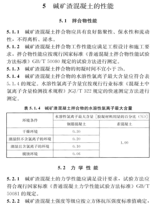 JGJ／T 439-2018  碱矿渣混凝土应用技术标准