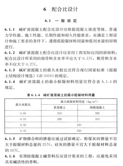 JGJ／T 439-2018  碱矿渣混凝土应用技术标准