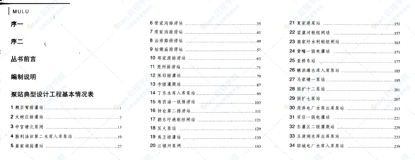 中小型水利水电工程典型设计图集 泵站分册