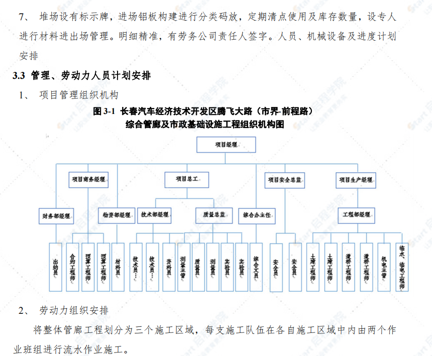 综合管廊施工方案