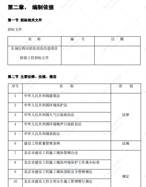 旧房改造项目施工方案