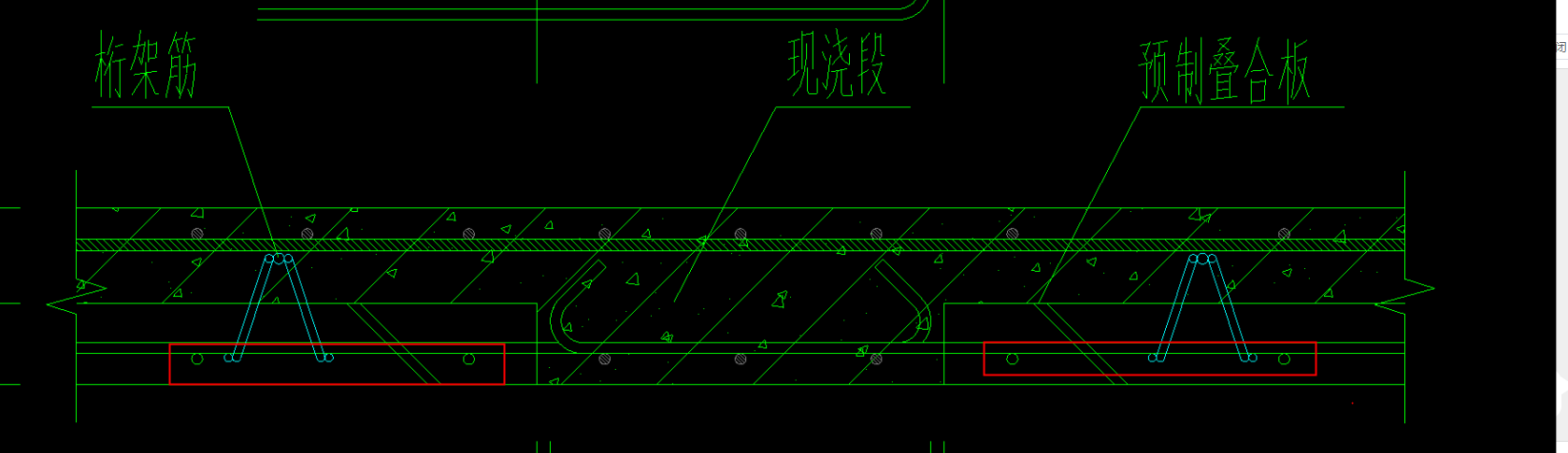 请问，这个预制叠合板整厚板，图纸剖面图是这样的，这个钢筋请问还有板底筋么