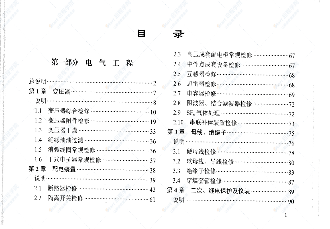 電網(wǎng)檢修工程預(yù)算定額估價(jià)表