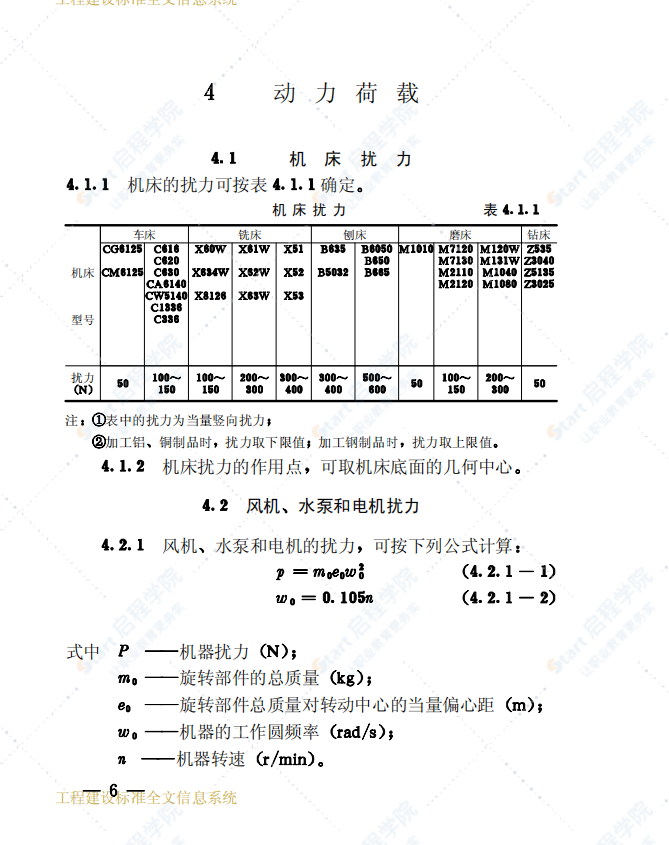 GB50190-93多層廠房樓蓋抗微振設(shè)計(jì)規(guī)范