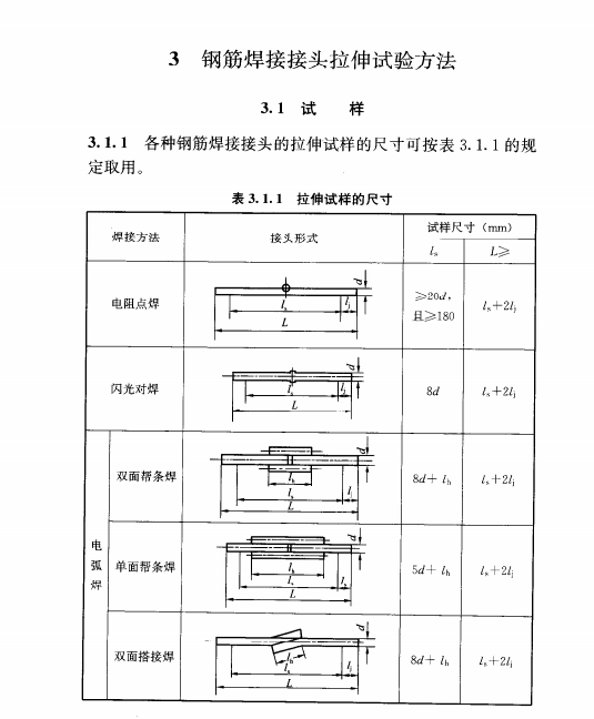 JGJ/T 27-2014 钢筋焊接接头试验方法标准