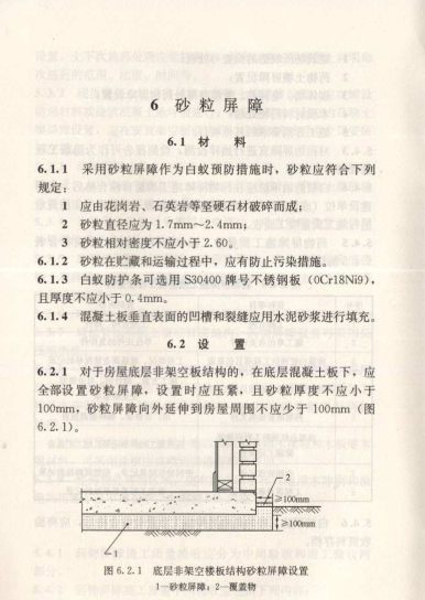 《房屋白蚁预防技术规程 JGJ/T245-2011》