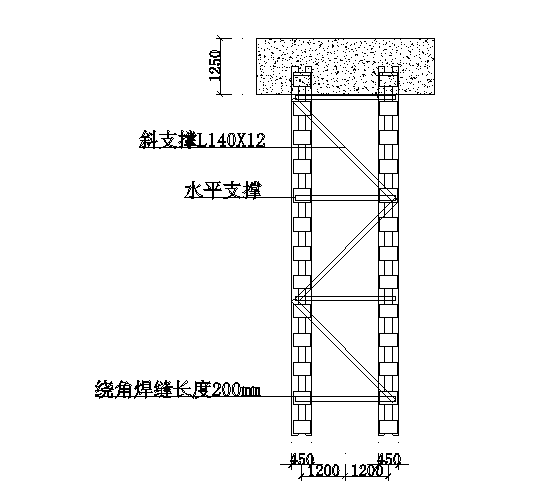 大型組合式塔吊基礎(chǔ)吊裝施工方案