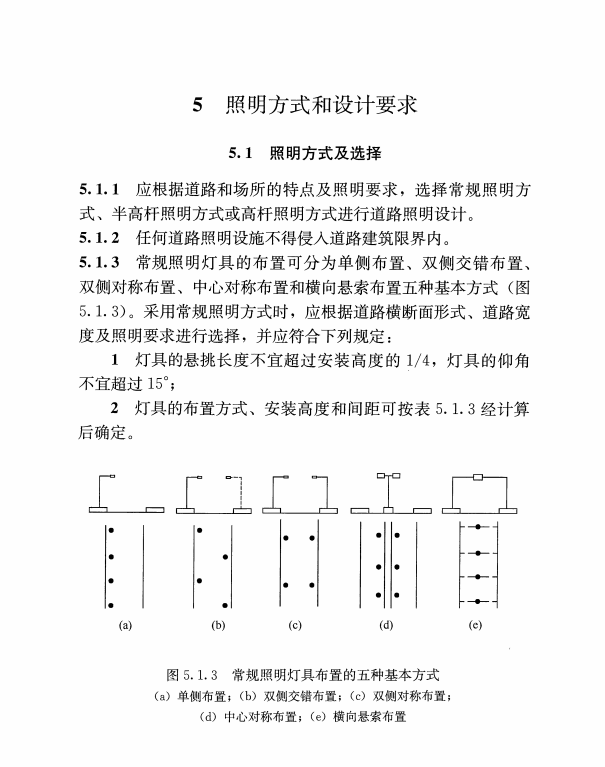 《城市道路照明设计标准 CJJ45-2015》