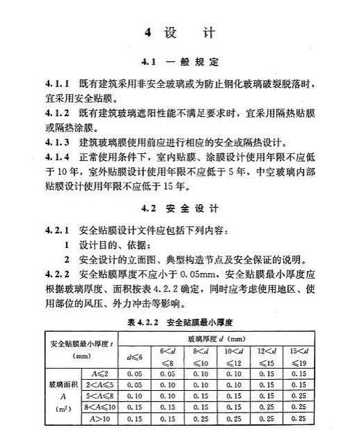 《建筑玻璃膜应用技术规程 JGJT351-2015》