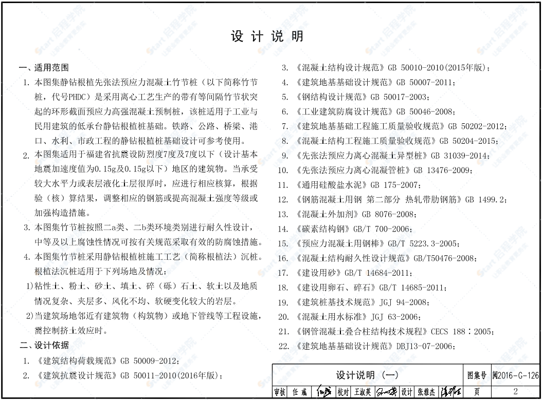 闽2016-G-126-福建省静钻根植先张法预应力混凝土竹节桩