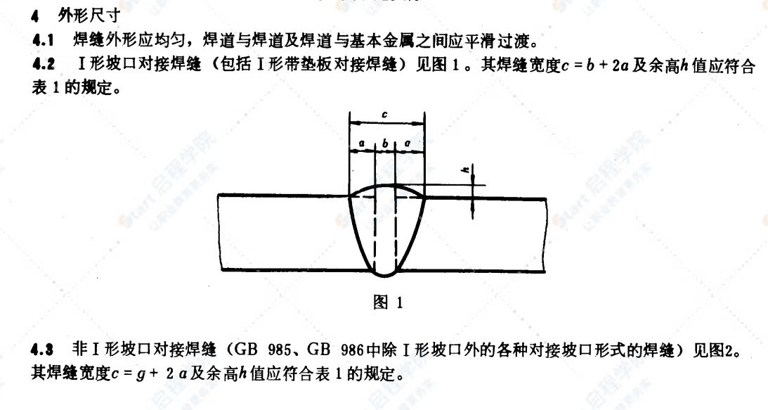 GB10854-89鋼結(jié)構(gòu)焊縫外形尺寸