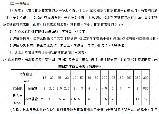 室內(nèi)給水管道安裝工程技術(shù)交底