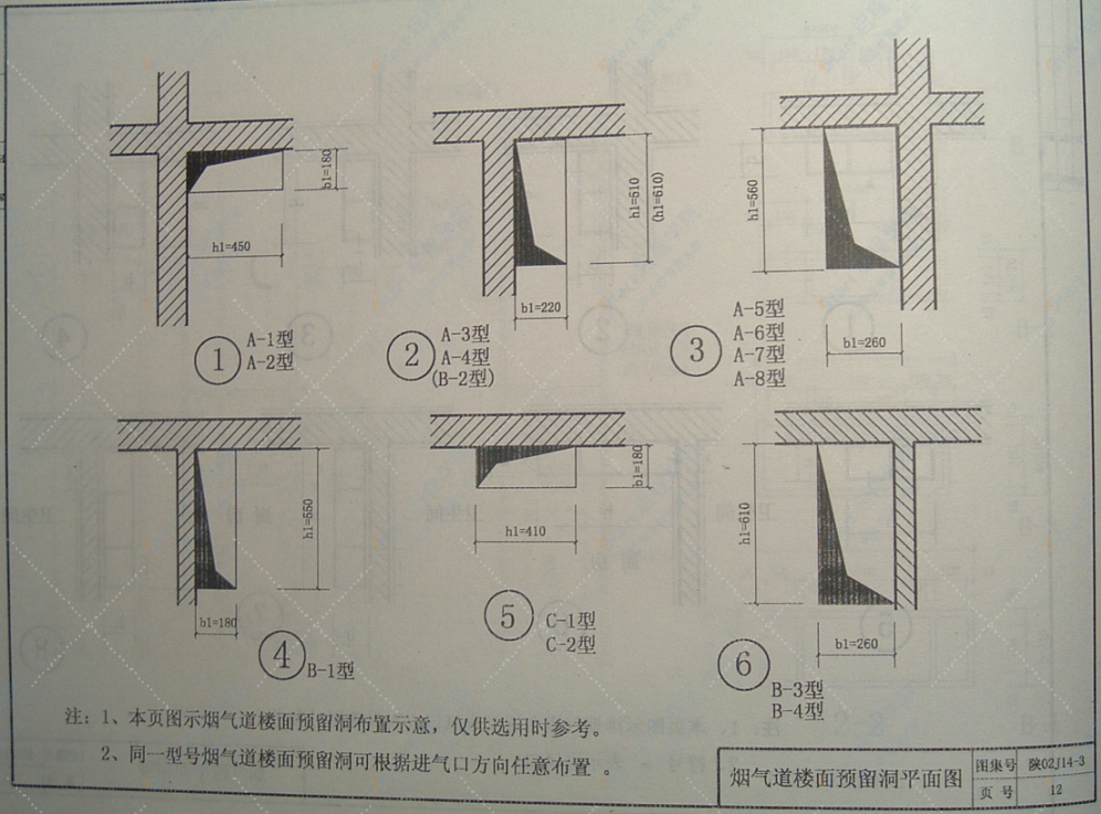 陕02J14-3 住宅防火型烟气集中排放系统（三）